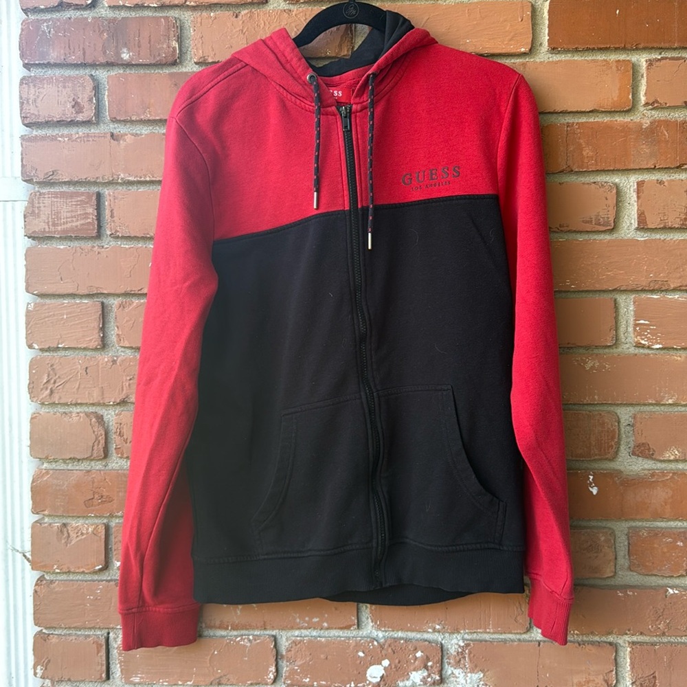 GUESS red/black hoodie